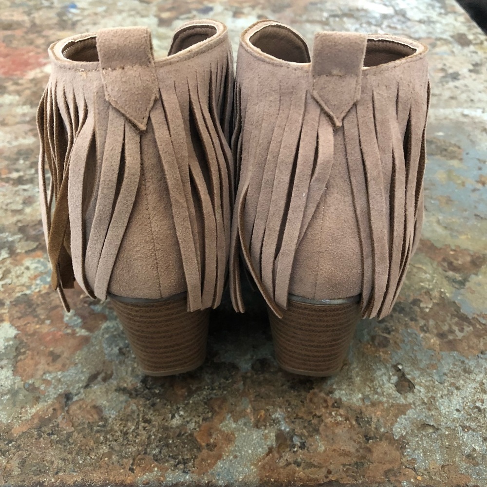 Fashion Beast Ankle Booties Faux Suede Slip On - Picture 4 of 8